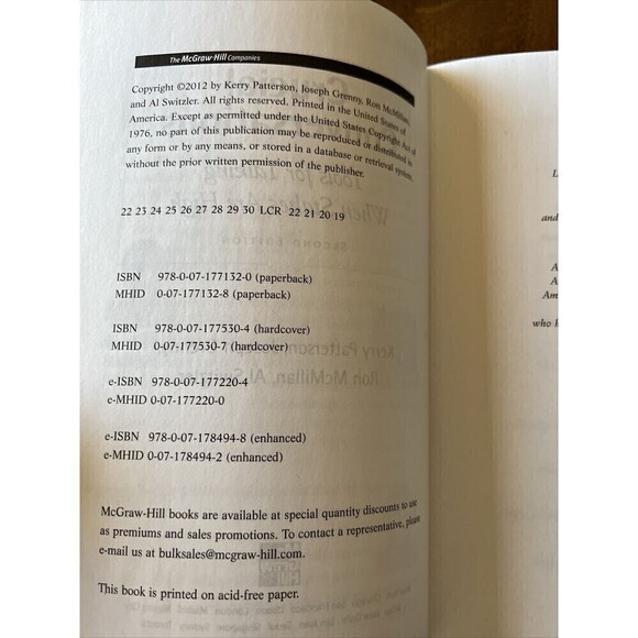 Crucial Conversations Tools for Talking When Stakes Are High, Second Edition by - Picture 4 of 4